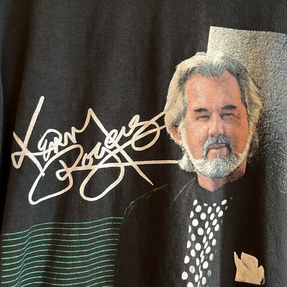 Vintage Backstage Pass Kenny Rogers T-shirt - Picture 7 of 11